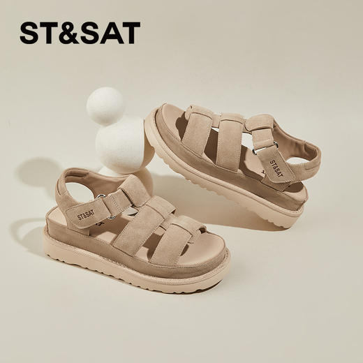 星期六休闲户外厚底增高沙滩凉鞋SSC2115940 商品图1