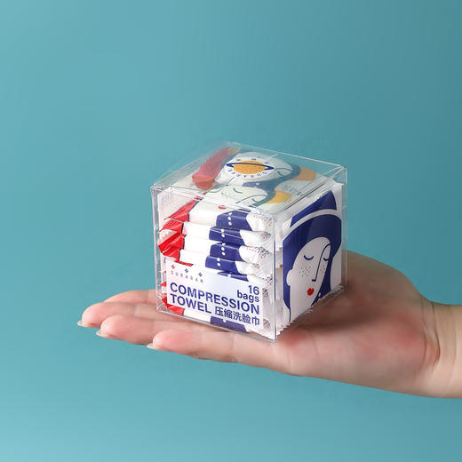 苏软软便携式压缩洗脸巾16粒-0563 商品图2