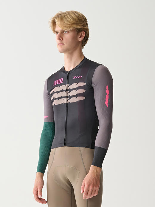 MAAP 男士 Eclipse Pro Air LS Jersey 2.0长袖骑行服迷幻黑 商品图0