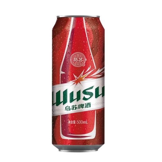 乌苏500ml啤酒听【一箱请拍12听】 商品图1