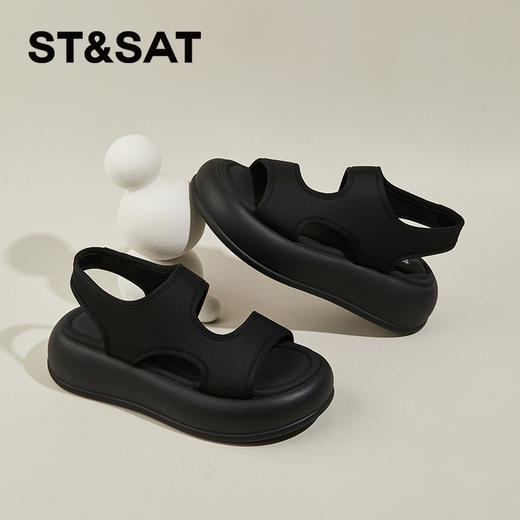 星期六休闲软感舒适厚底凉鞋SSC2115908 商品图1