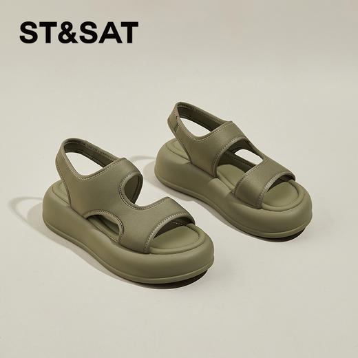 星期六休闲软感舒适厚底凉鞋SSC2115908 商品图2