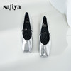 Safiya/索菲娅2024秋 法式方头一字带浅口通勤平底玛丽珍单鞋 SF43111412 商品缩略图3