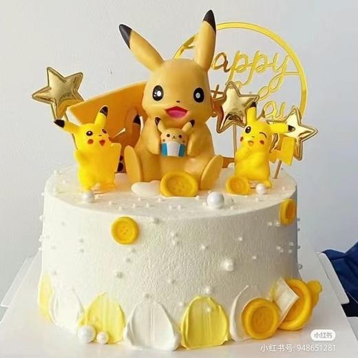 皮卡丘创意卡通蛋糕 商品图0