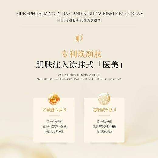 RIUE专研日护夜修淡纹眼霜(10ml+10ml双泵) 商品图7