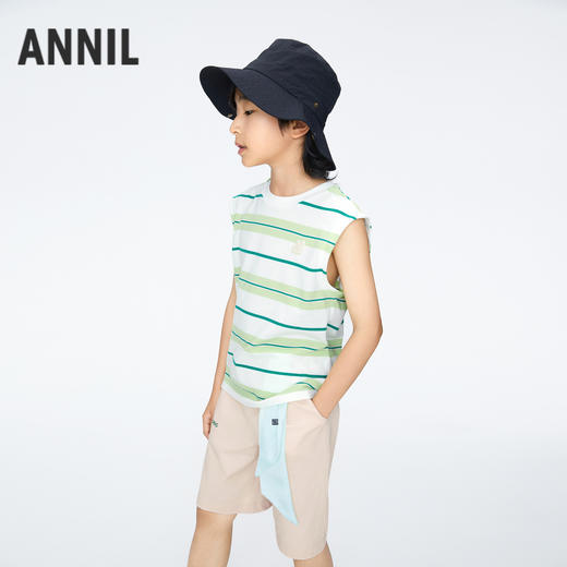 男童清凉背心套装新款安奈儿童装实体店同款AB422605 商品图1