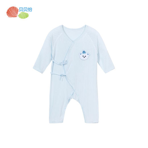 贝贝怡婴儿夏季长袖连体衣透气薄款新生儿空调服婴幼儿宝宝睡衣夏 商品图5