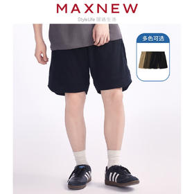 【短裤】男装舒适速干三角拼接运动五分裤 1N2114206