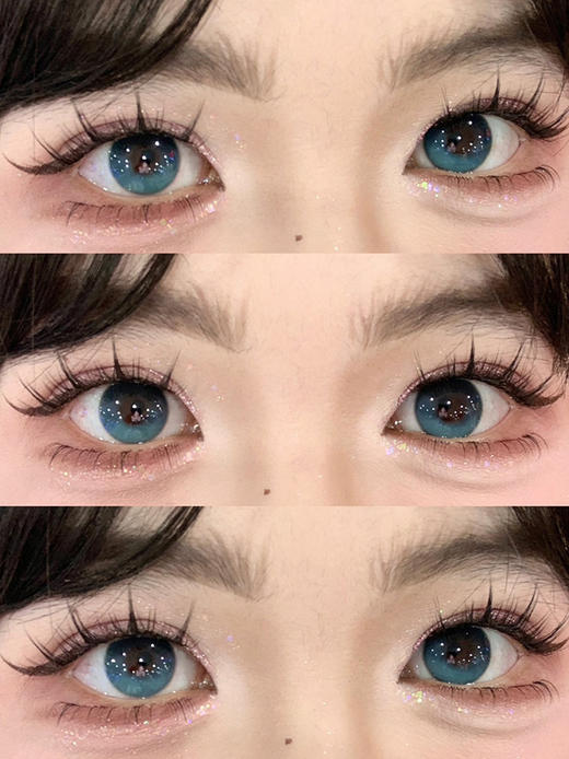 illusionDuck 吃掉抹茶卷 年抛 两片 14.2mm 参考着色 13.8mm 基弧 8.6 含水 38% 韩国进口 商品图2