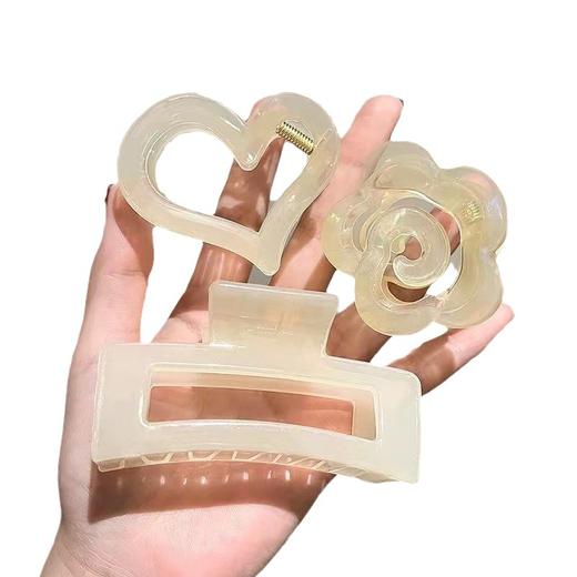 「抖音同款！19.9到手80件套」80件套发饰发夹头绳高弹力皮筋高颅顶发箍头饰抓夹鲨鱼夹套装女时尚饰品 商品图4