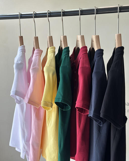 单品包邮现货 THS-特 polo RL马球家女款 老钱纽约PRL原厂马标刺绣 SLIM修身丝光珠地5扣马球恤-7色 BH2519 商品图10