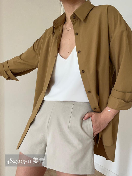 Semplicita｜纯色经典长袖衬衫  [ 多色可选 ] 商品图0