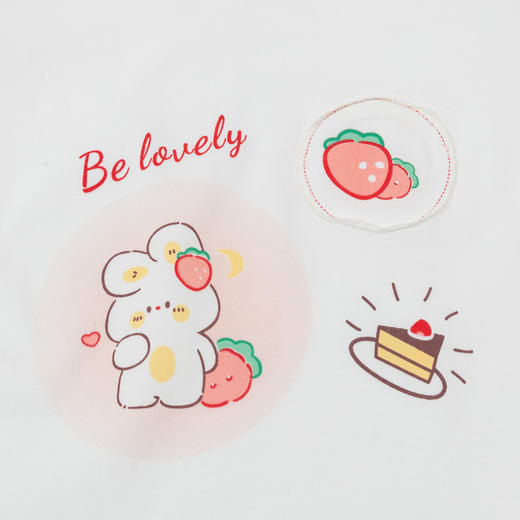 贝贝怡童装儿童透气短袖短裤女童套装ZB2DT086 商品图8