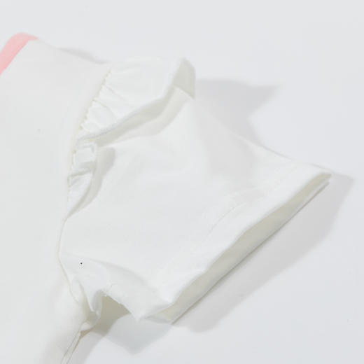 贝贝怡童装儿童透气短袖短裤女童套装ZB2DT086 商品图9