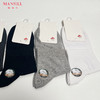 【拍3双29元】熳洁儿 男士棉袜夏季超薄中筒袜纯色百搭精梳棉24214903 商品缩略图0