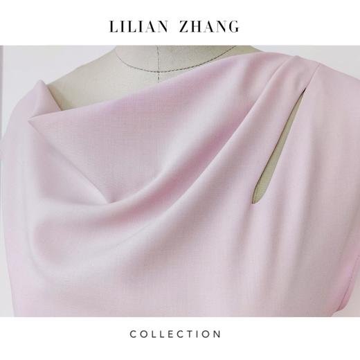 2401046C系列-“定制”—“都市力量”——“极简静奢”——挚爱樱花粉连衣裙 商品图3