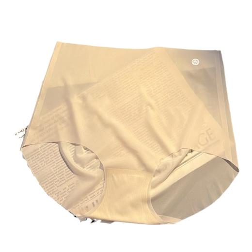 「4条礼盒装！超薄裸感“面膜裤”」新款礼盒装超薄裸感高腰冰丝面膜内裤女内衣不勒腿三角裤 商品图4