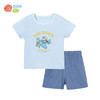 贝贝怡童装男童休闲套装夏季2024新款宽松透气t恤短裤两件套夏装ZB2DT083 商品缩略图13