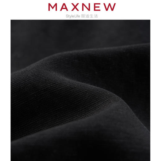 【短裤】“国麻系列”柔软亲肤透气透湿麻感宽松不对称裙裤 1N2224204 商品图4