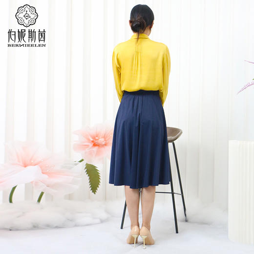 牛仔LZ3B09 绀色半裙 商品图2