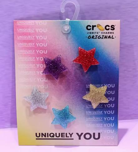 CROCS 饰品 智必星彩色闪耀星星五件套10012932 商品图0