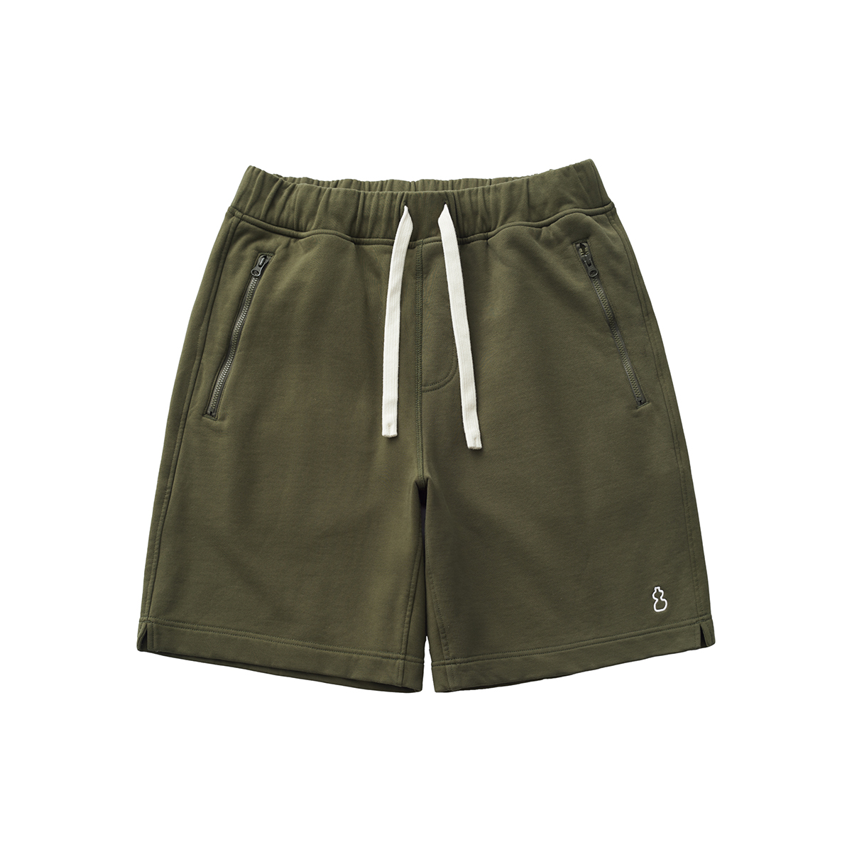 吃茶去chichaqu2024运动休闲全棉拉链口袋短卫裤山系户外百搭