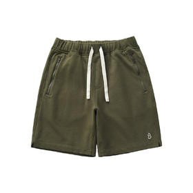 吃茶去chichaqu2024运动休闲全棉拉链口袋短卫裤山系户外百搭