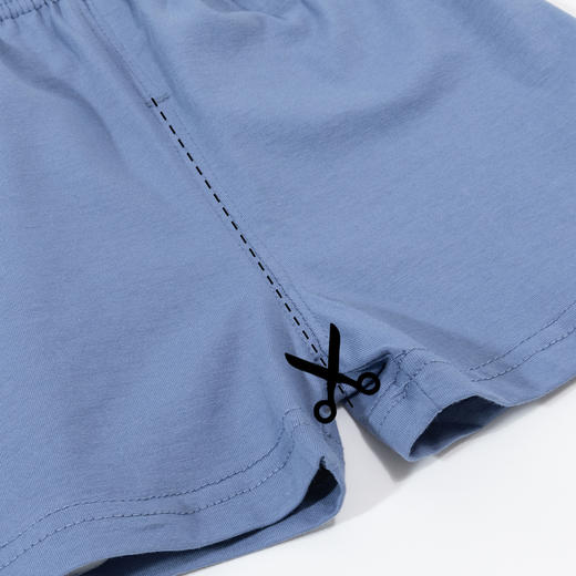 贝贝怡童装男童休闲套装夏季2024新款宽松透气t恤短裤两件套夏装ZB2DT083 商品图11