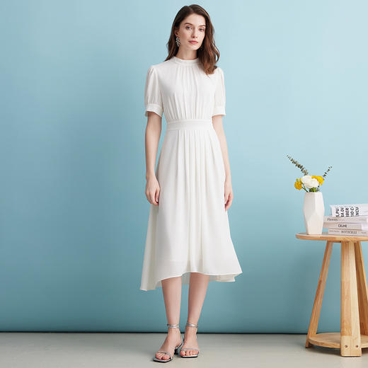 EITIE爱特爱夏季新款洋气修身显瘦简约百搭气质连衣裙7407171 商品图4