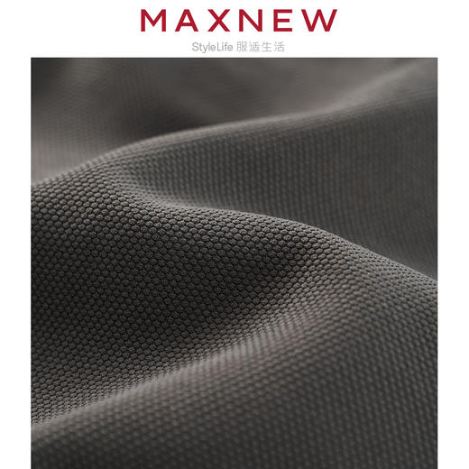 【短裤】男装舒适亲肤简约拼接宽松五分裤 1N2114105 商品图4