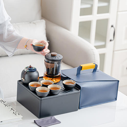 户外旅行茶具，古朴禅意、横扫设计大奖的便携茶具！【G】 商品图0