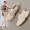 ZHR则则厚底老爹鞋女夏季新款网面透气运动休闲鞋爆款增高小白鞋 商品缩略图1