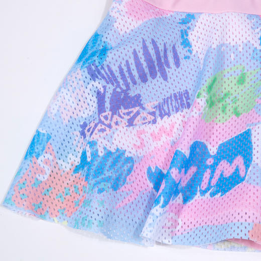 贝贝怡儿童泳衣女童分体裤裙2024年夏季新款速干女宝宝泳装三件套ZB5DP001 商品图5