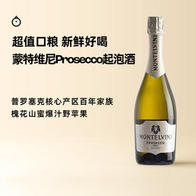 企鹅市集|意大利蒙特维尼酒庄 普罗塞克prosecco起泡酒DOC白葡萄酒750ml