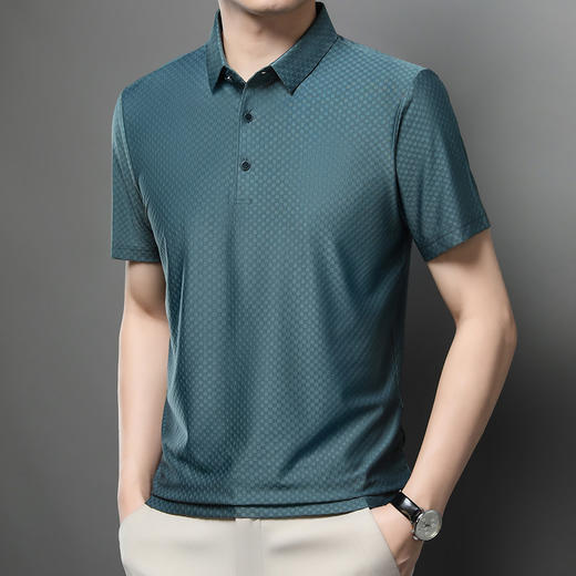 【中年男士短袖t恤】新款中老年男装 半袖透气上衣 爸爸POLO衫夏季 父亲节 商品图7