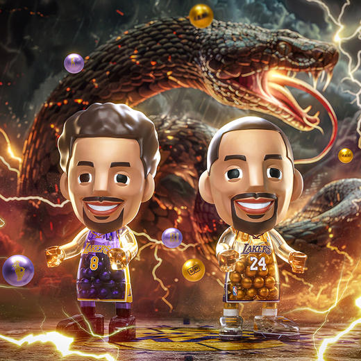 NBA球星科比400% MoneyBall可动手办收藏公仔玩偶8号24号黑曼巴 商品图1