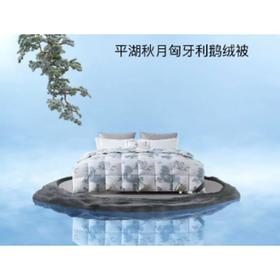 南5楼堂皇床品平湖秋月匈牙利白鹅羽绒被