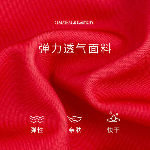 贝贝怡夏儿童泳衣套装男童速干泳衣短裤泳帽3件套222P2449 商品图3