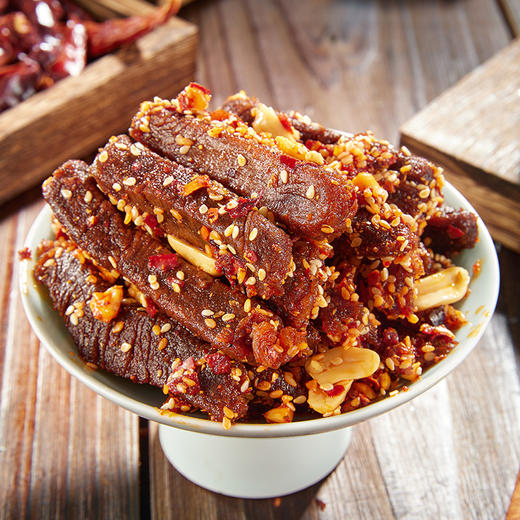 焕新升级-火爆全网的四川特色地域美食，花生嫂私厨冷吃牛肉，正式升级为牛肉条。 商品图10