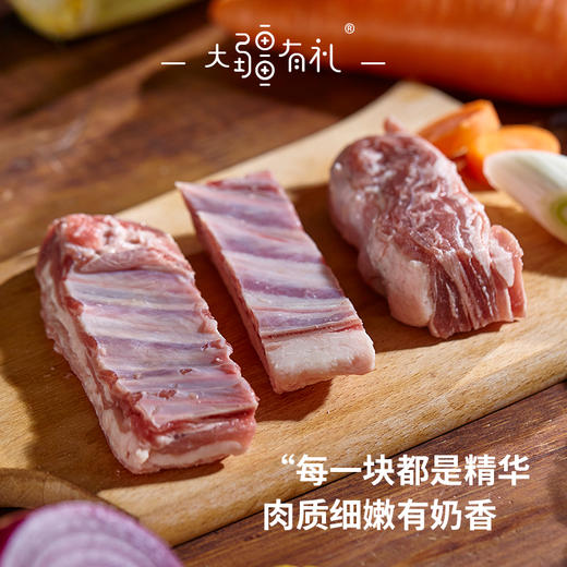 【疆品南下】大疆有礼丨南疆刀郎羊礼盒 1.5KG（羊颈排：250g*1，羊前腿：250g*1，羊寸排：250g*1，羊后腿：250g*1，羊脊排：250g*1，蝴蝶排：250g*1） 商品图3