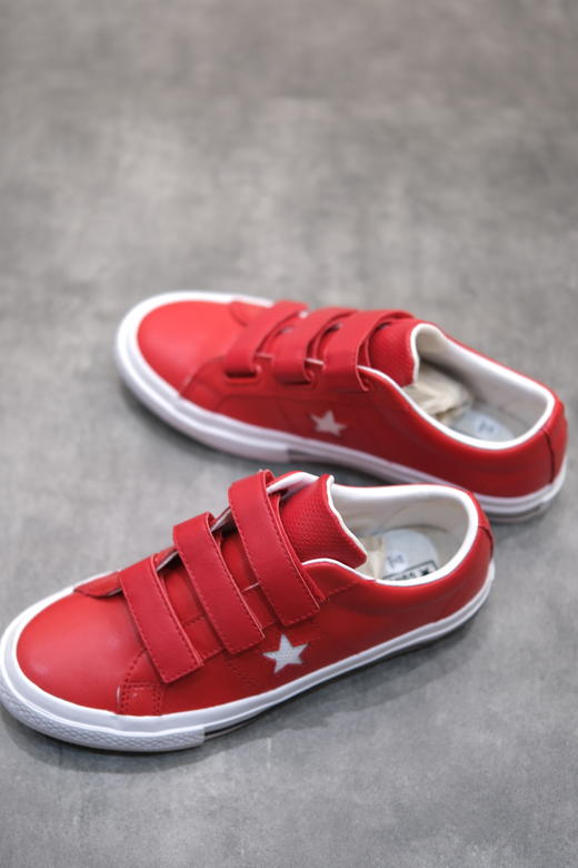 Converse匡威商场同款童鞋配饰中性大童儿童旅游鞋运动红658631C-I631 商品图1