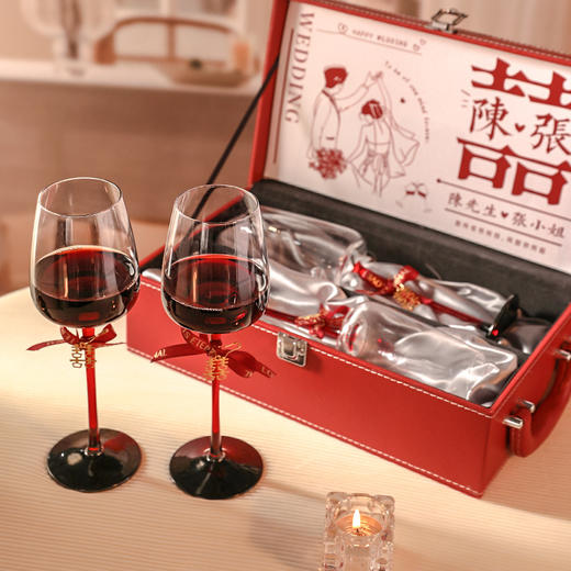 新婚结婚礼物香槟红酒杯礼盒 商品图4