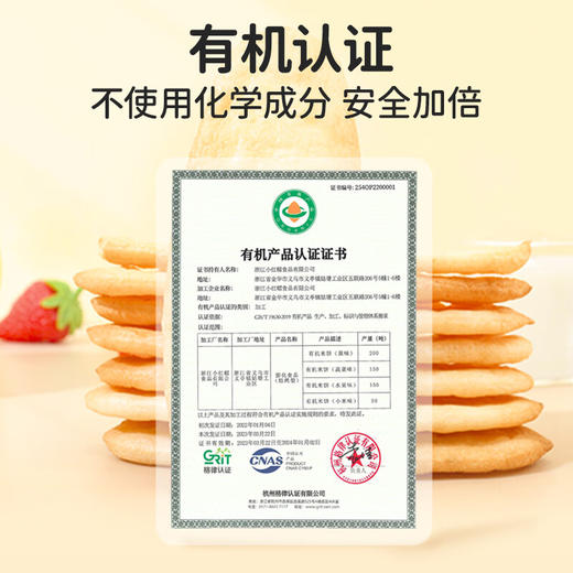 本丁敏星有机水果味米饼儿童零食50g 商品图2