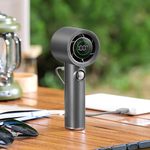 【新品】摩飞户外出行无线便携高速手持电风扇MR3600 户外露营出行【100档风力】长续航涡轮小风扇 商品图8