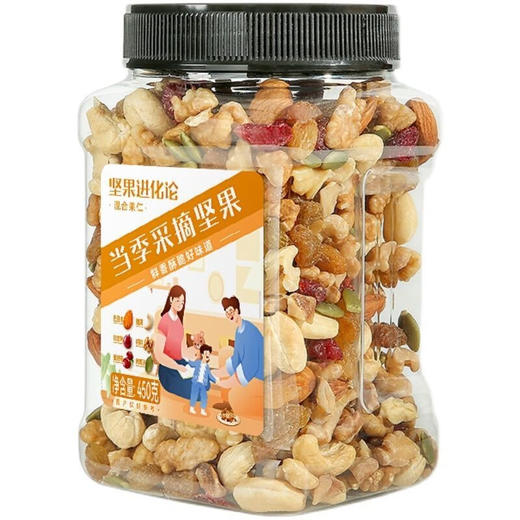 洽洽坚果进化论罐装坚果450g（坚果+果干） 商品图6