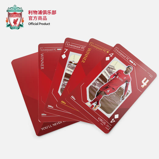 利物浦俱乐部官方商品 | 群星镭射扑克珍藏纪念周边萨拉赫克洛普 商品图2