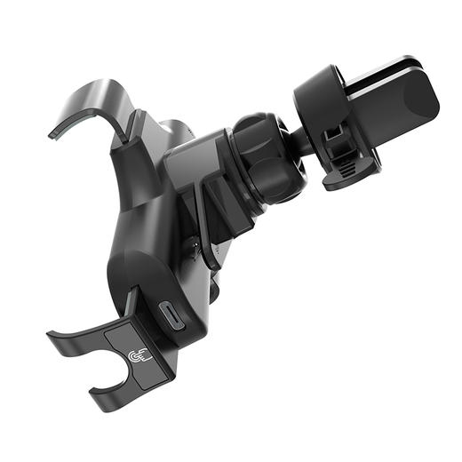 车载无线充支架自动感应开合无线充电器手机车载支架出风口支架安全逃生器 商品图6