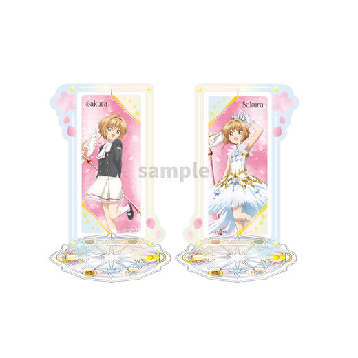 TAPIOCA 魔卡少女樱·透明牌篇 旋转亚克力立牌 小樱小狼 商品图0