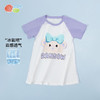 贝贝怡儿童睡裙女童2024新款卡通夏季短袖薄款女宝宝家居服连衣裙ZB2DQ020 商品缩略图1