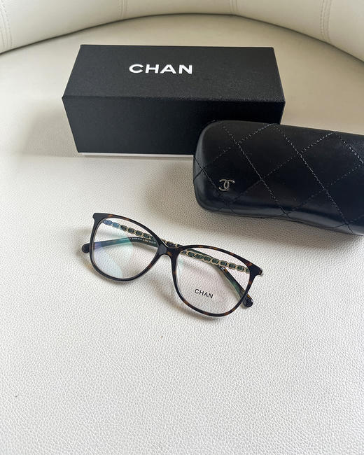 THS 5.25-无  香家 断货王 素颜3408平光镜 双C编织镜腿眼镜 2色 CU1185 商品图6